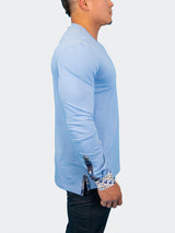 V-Neck Edison Sky Blue View-5