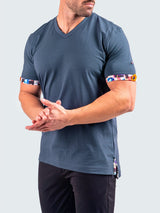 V-Neck VivaldiDark Blue View-2