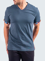 V-Neck VivaldiDark Blue View-3