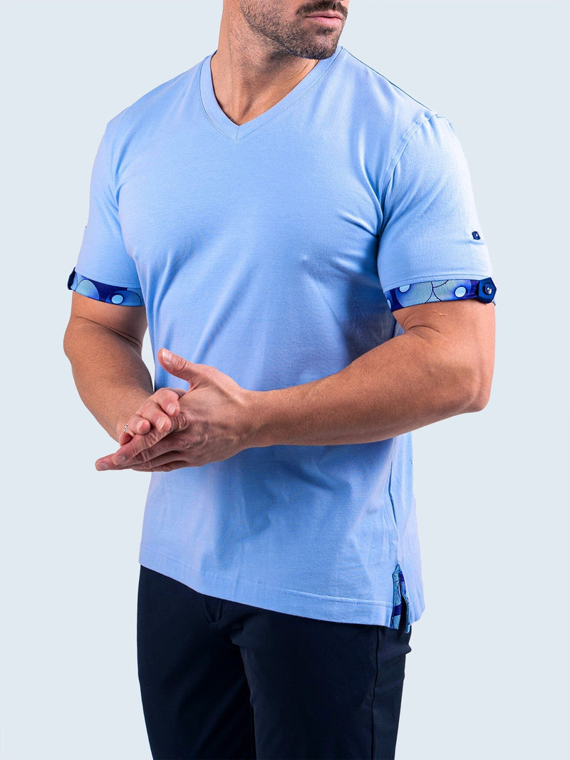 V-Neck VivaldiSky Blue