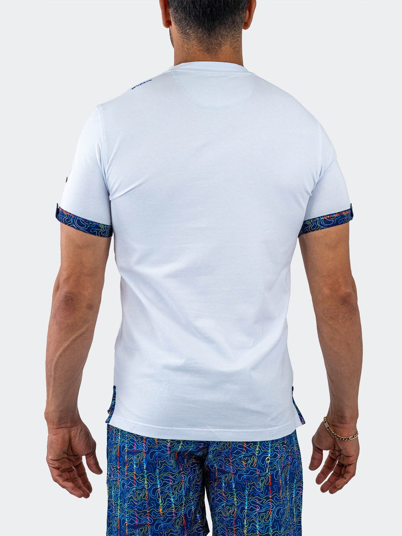 V-Neck Vivaldi Solid30 White