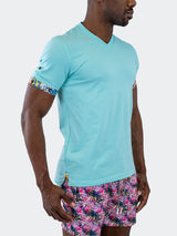 V-Neck Vivaldi Solid36 Green View-3