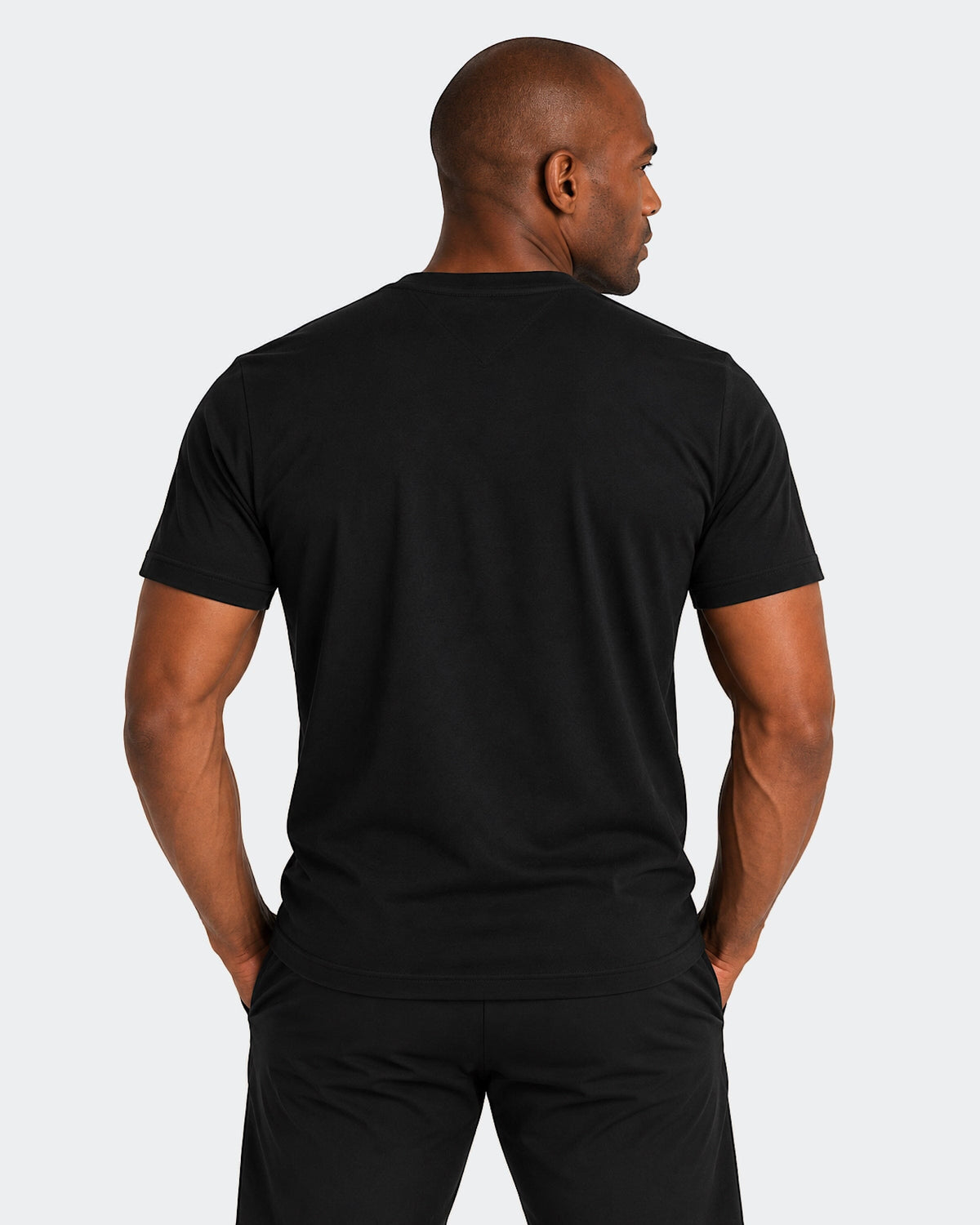 V-Neck SS Short Sleeve Unknown 0008 Black