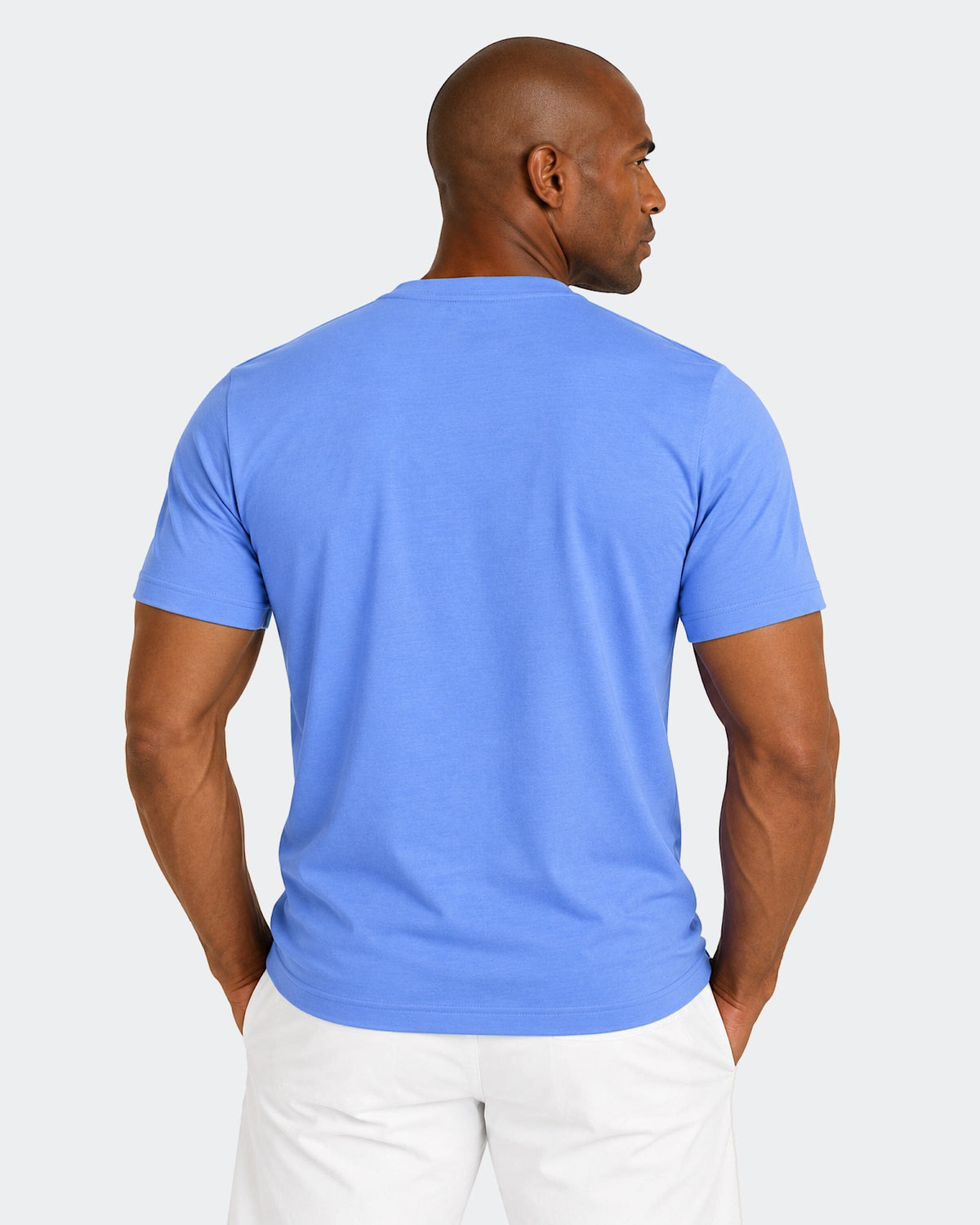 V-Neck SS Short Sleeve Unknown 0011 Blue