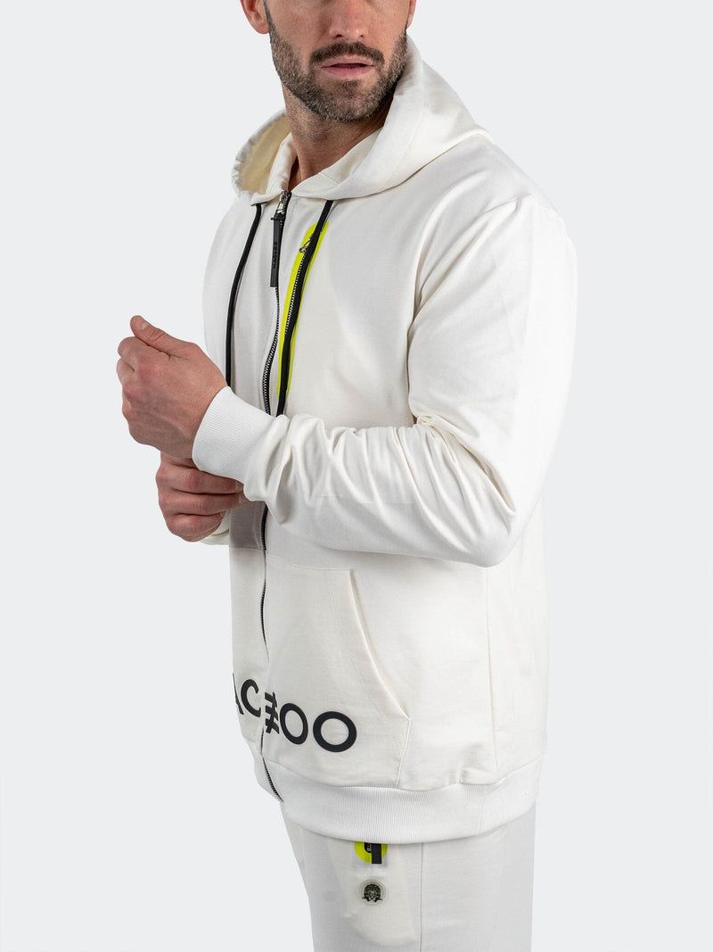 ZipHoodie Frost White