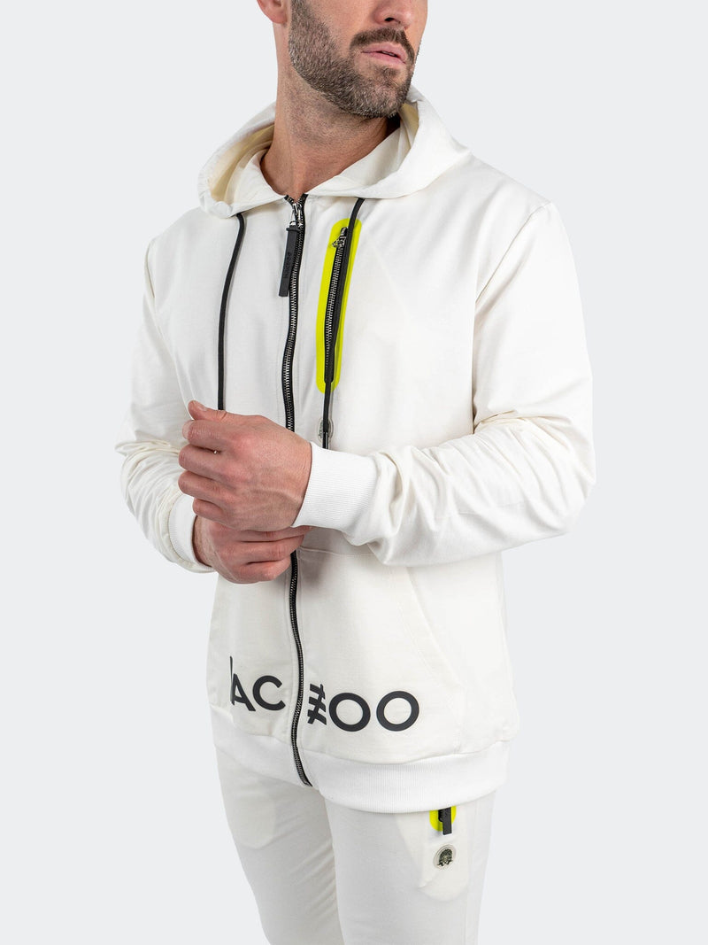 ZipHoodie Frost White