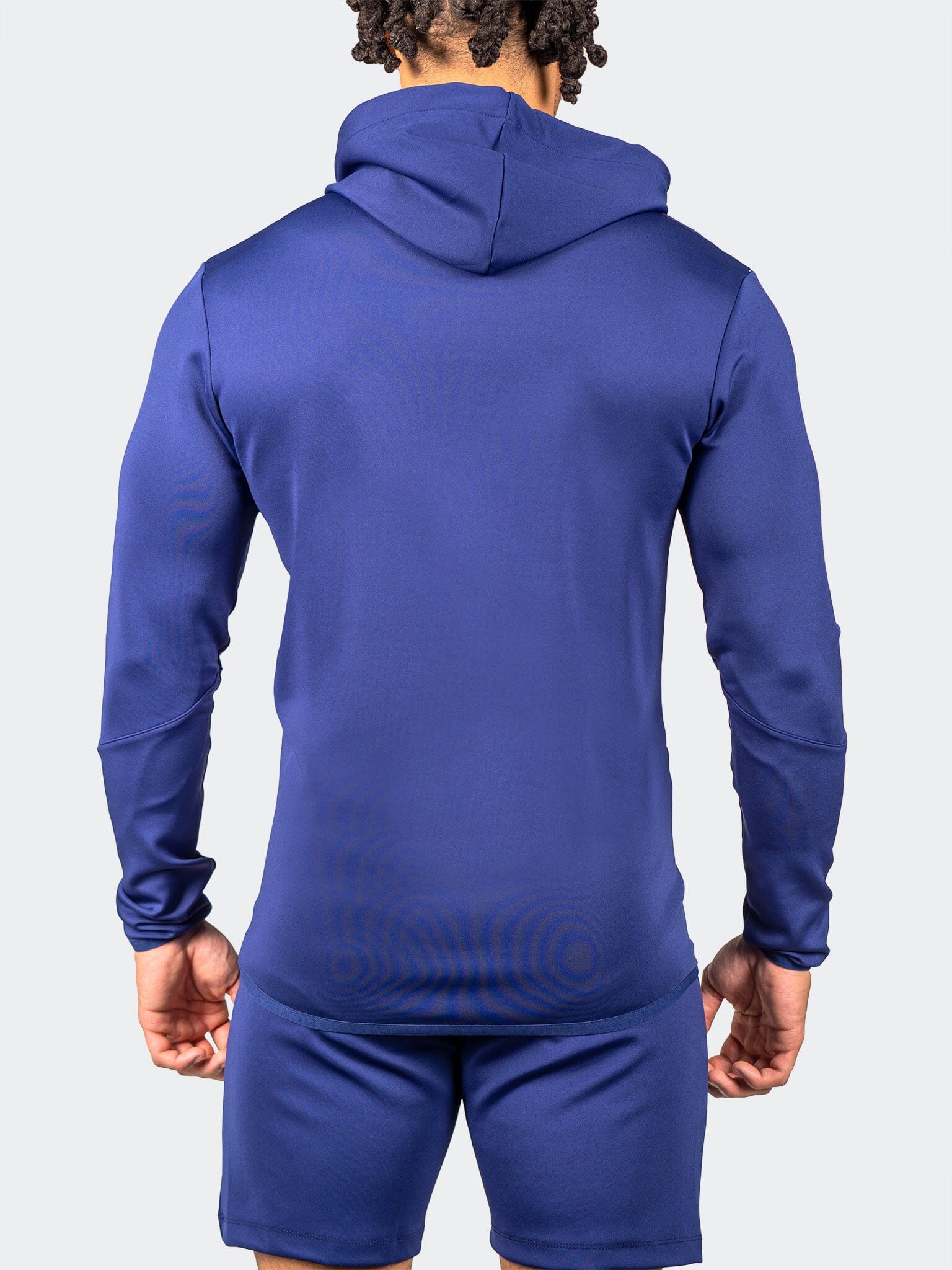 Shield Blue Zip Hoodie