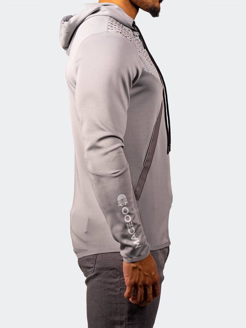 ZipHoodie Shield Grey