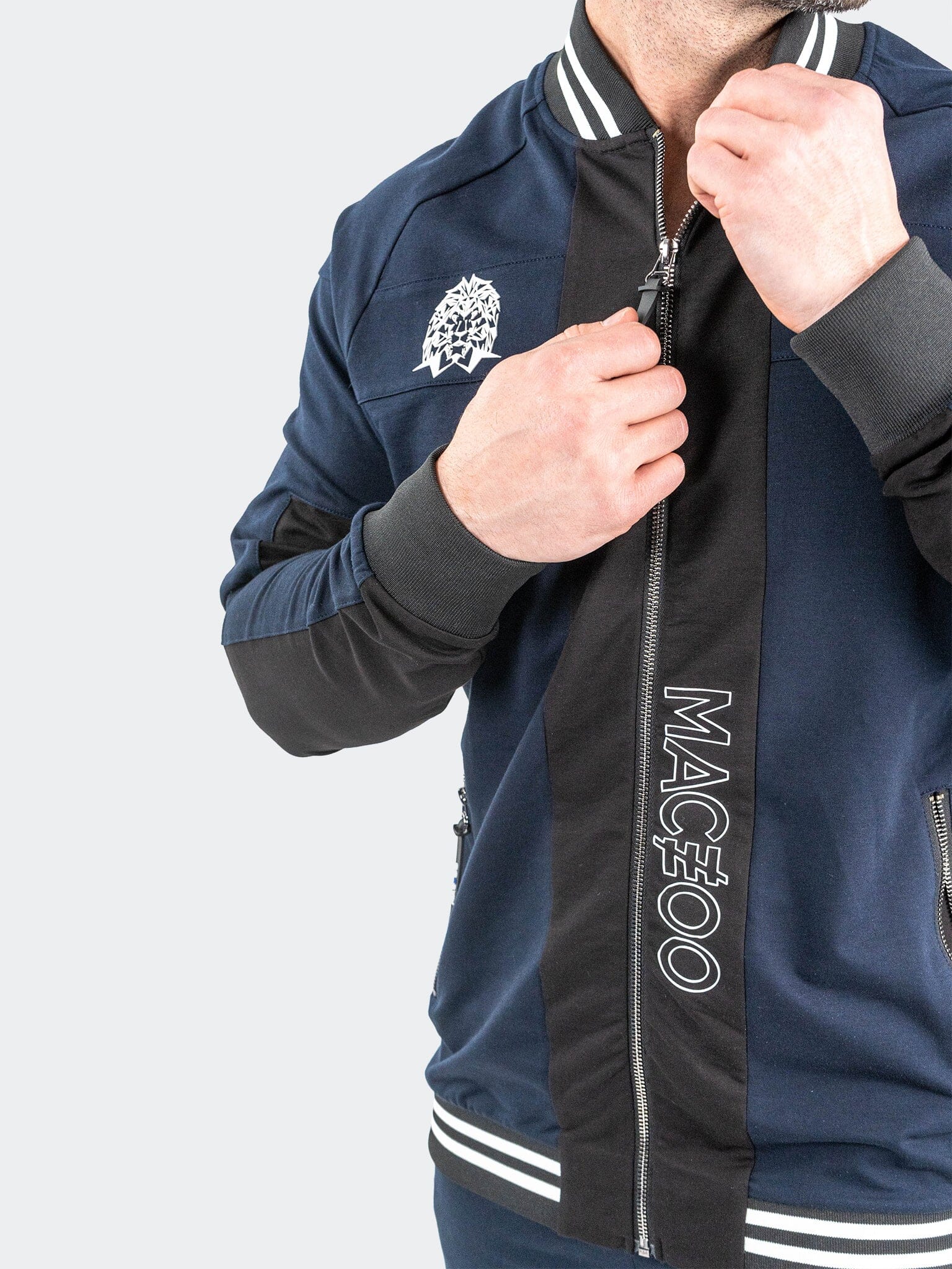 MidnightMotion Navy Zip Jacket