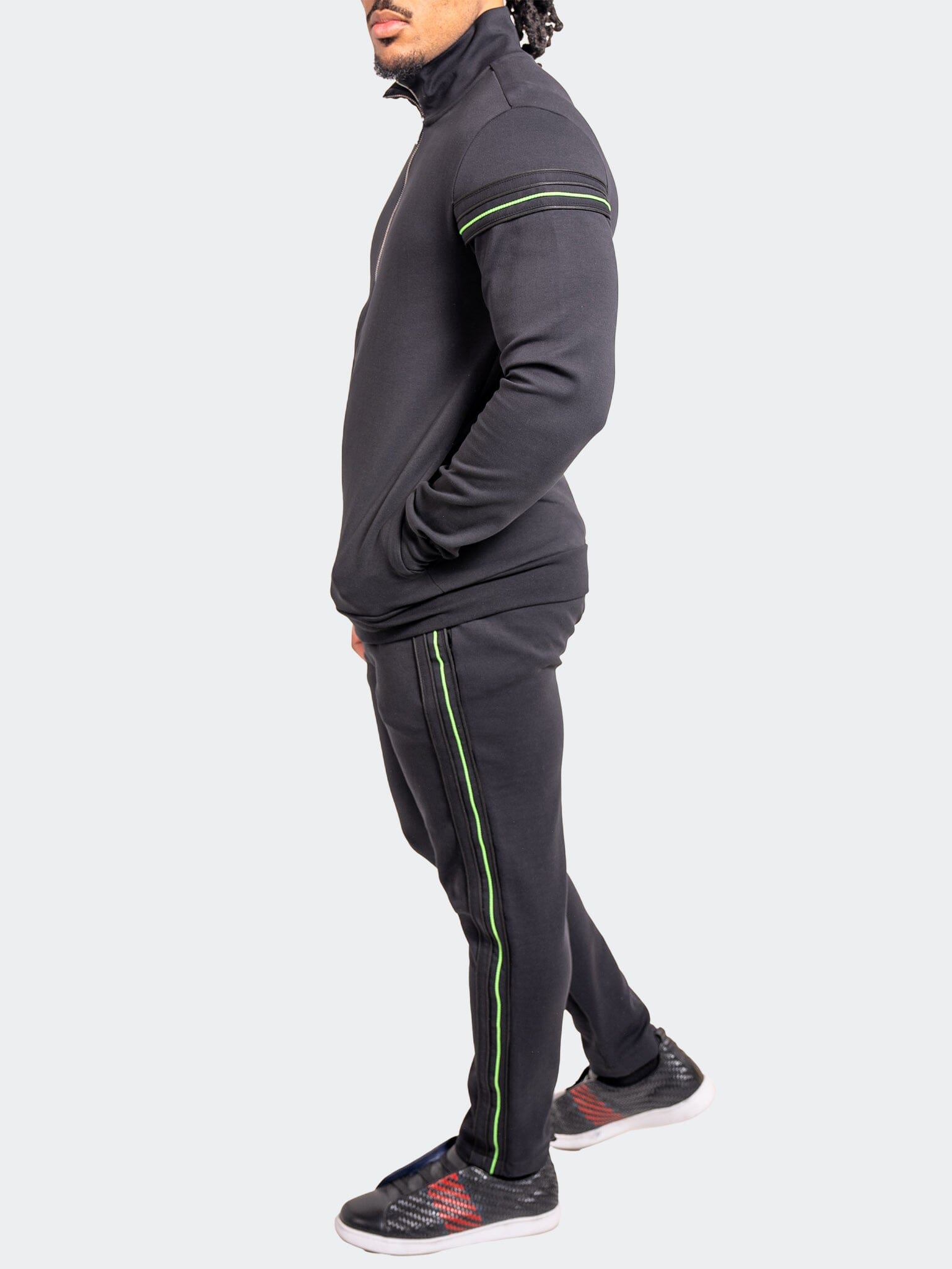 Zipper ResistanceNeon Black