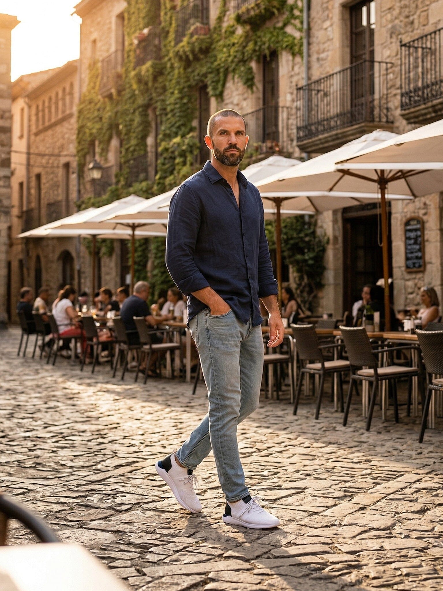 Casual Athlete White Shoes