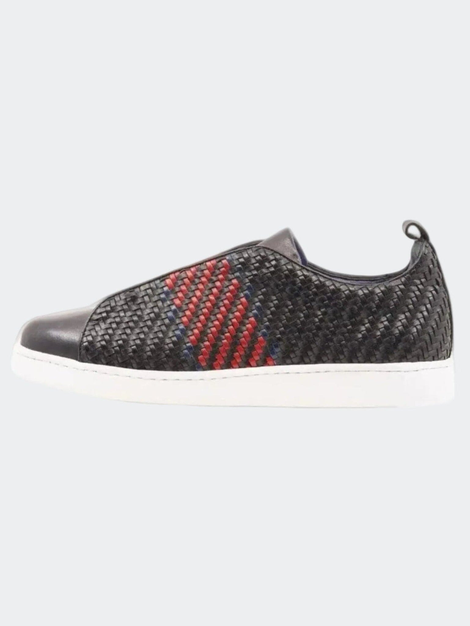 Perm Shoe Casual KnitRed Black