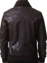 Leather Aviator Brown View-3