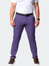 4-Way Stretch Pants Hound Purple View-2