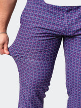 4-Way Stretch Pants Hound Purple View-3