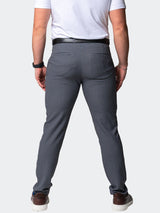 4-Way Stretch Pants Pattern Grey View-5
