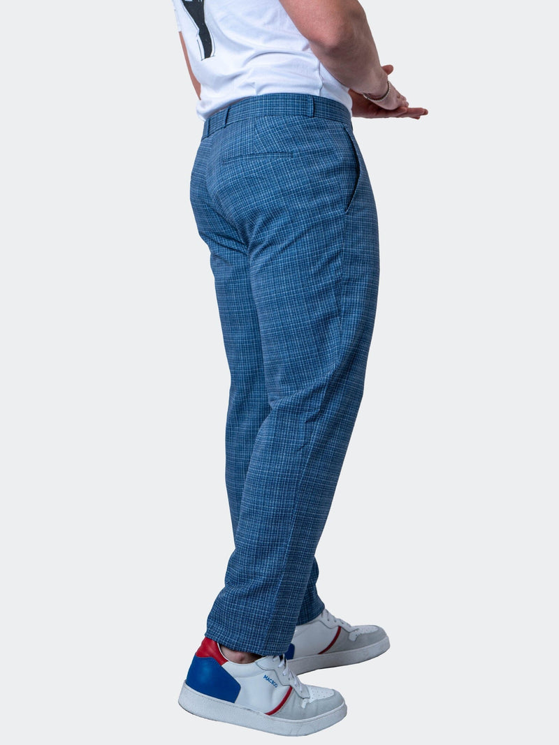 4-Way Stretch Pants Preppy Blue – Maceoo