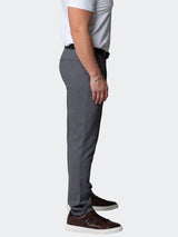 4-Way Stretch Pants Square Grey View-7