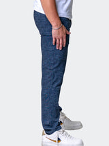 4-Way Stretch Pants Texture Black View-7