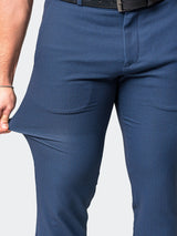 4-Way Stretch Pants Tri Blue View-6