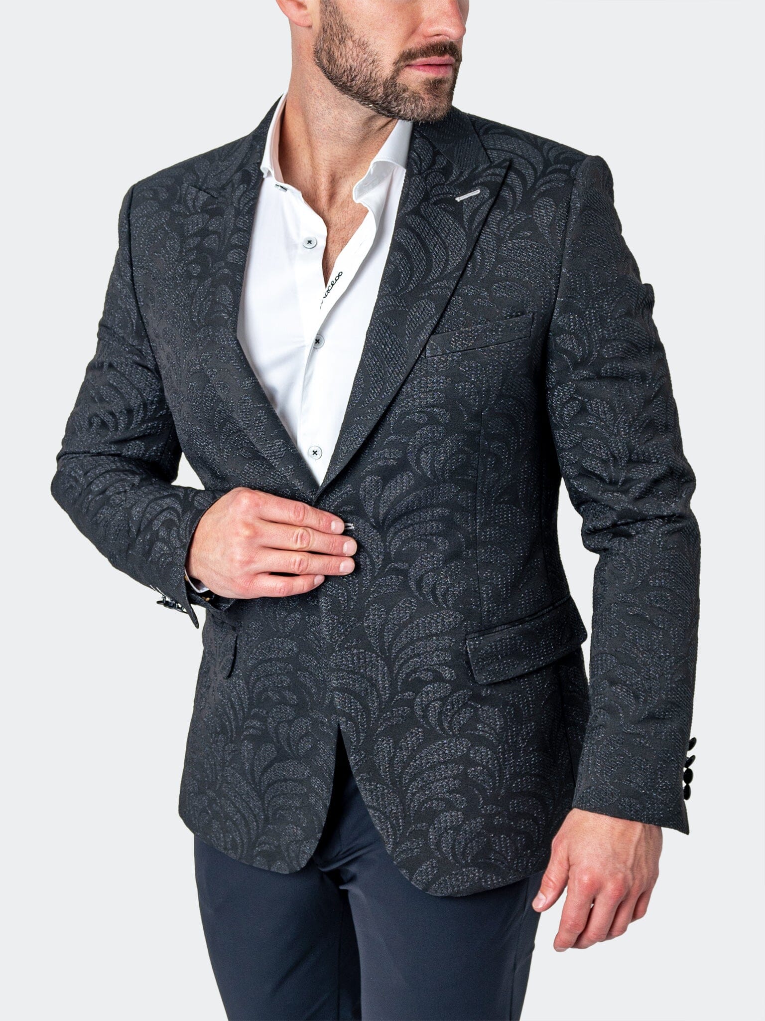 Peak Ceremonial Black Blazer