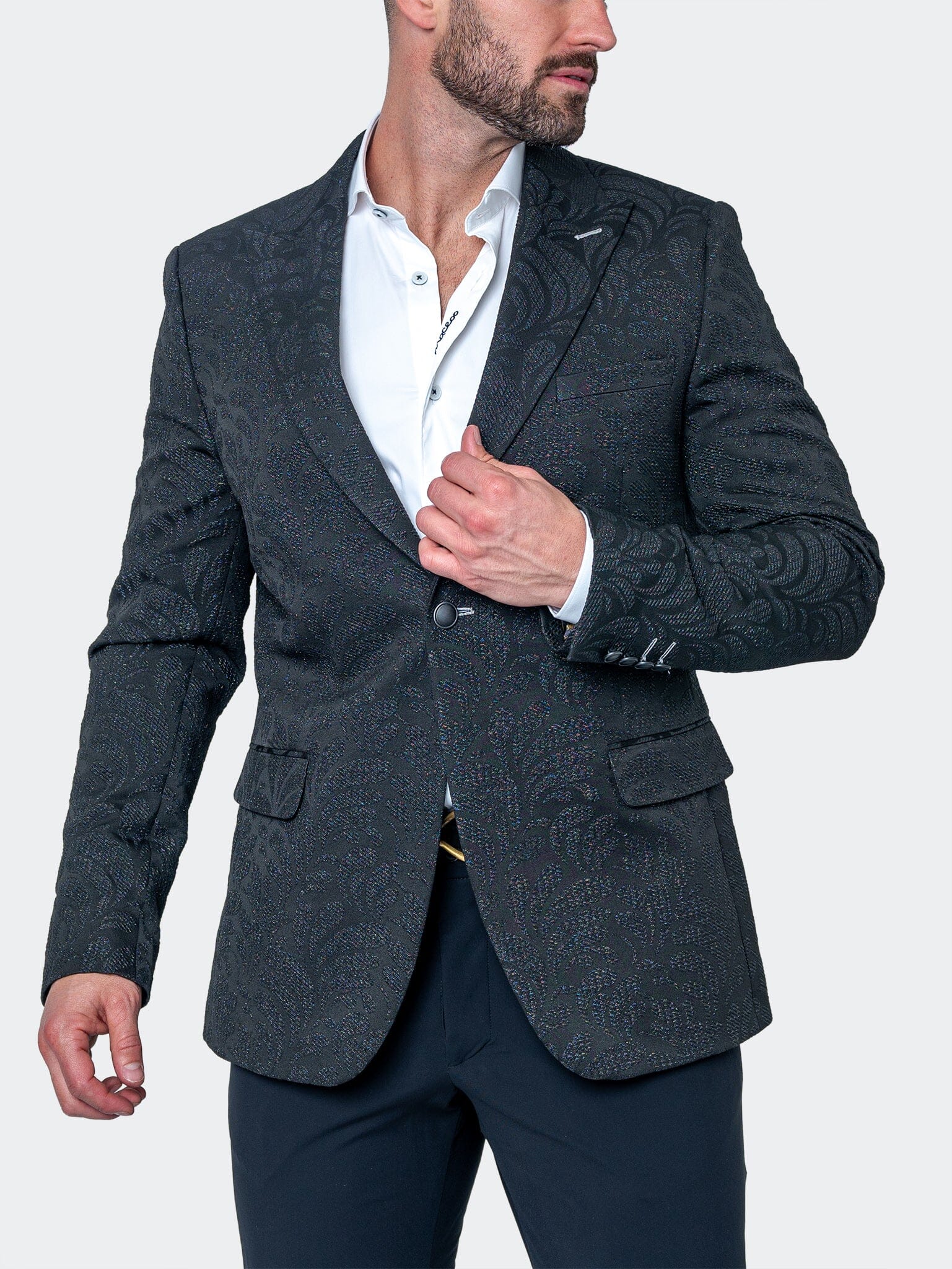 Peak Ceremonial Black Blazer