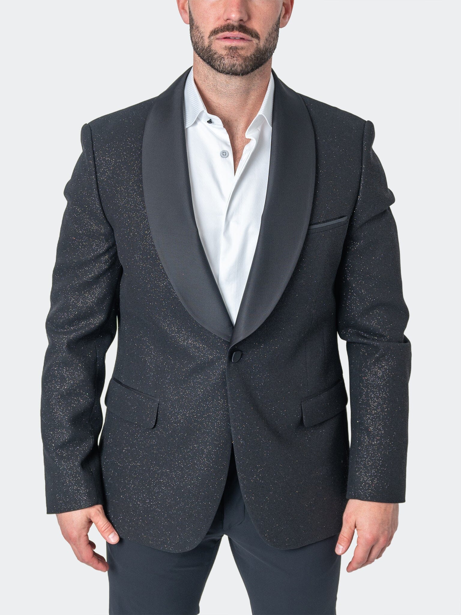 Shawl Ceremonial Black Blazer