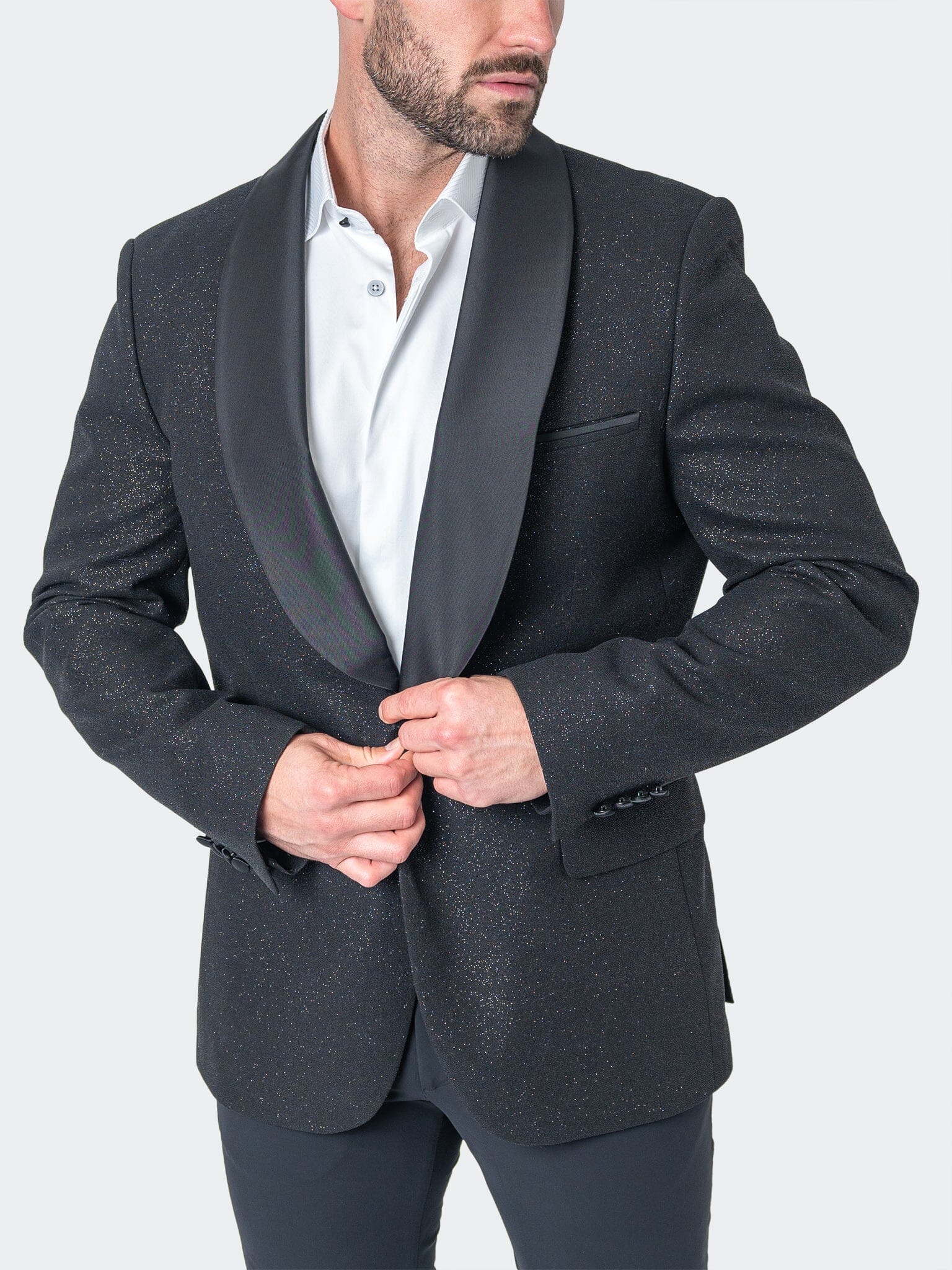 Shawl Ceremonial Black Blazer