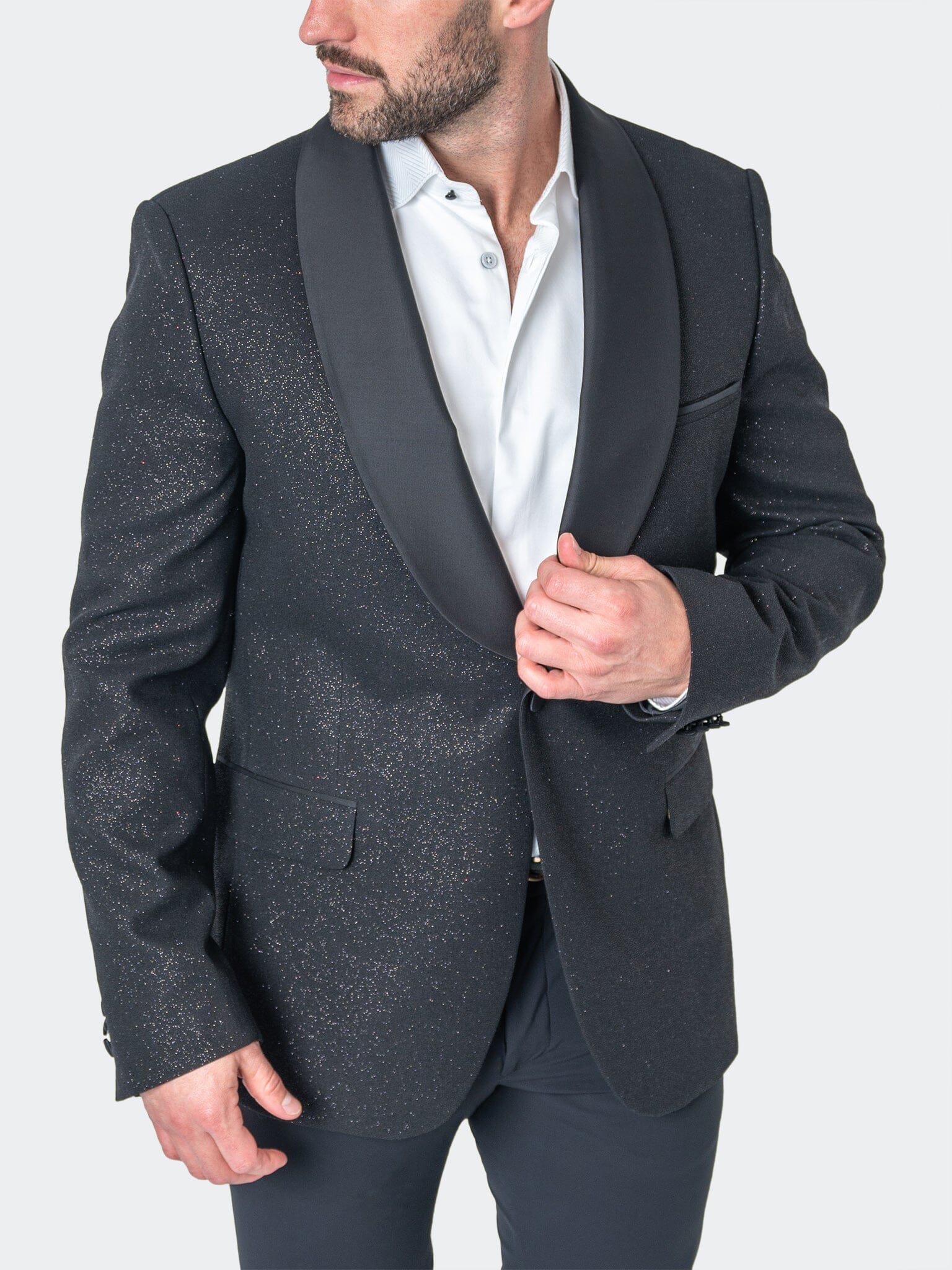 Shawl Ceremonial Black Blazer