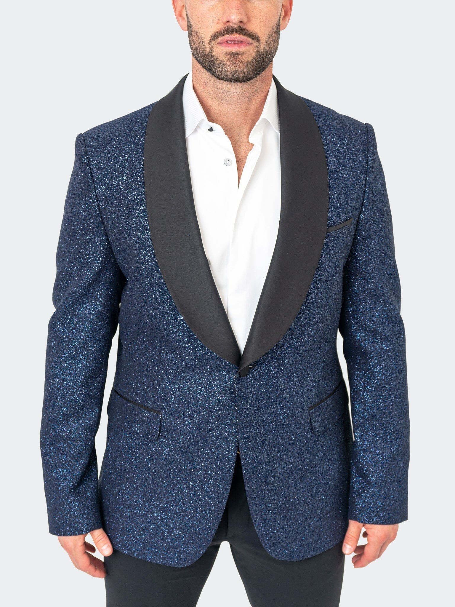 Shawl Ceremonial Blue Blazer