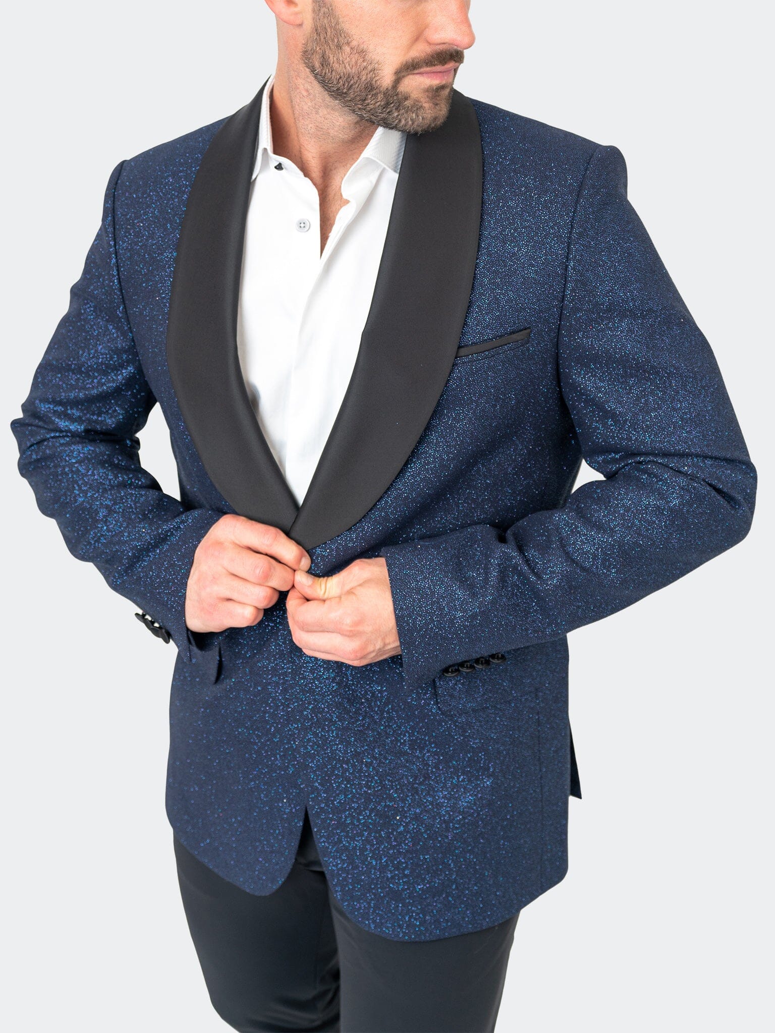 Shawl Ceremonial Blue Blazer