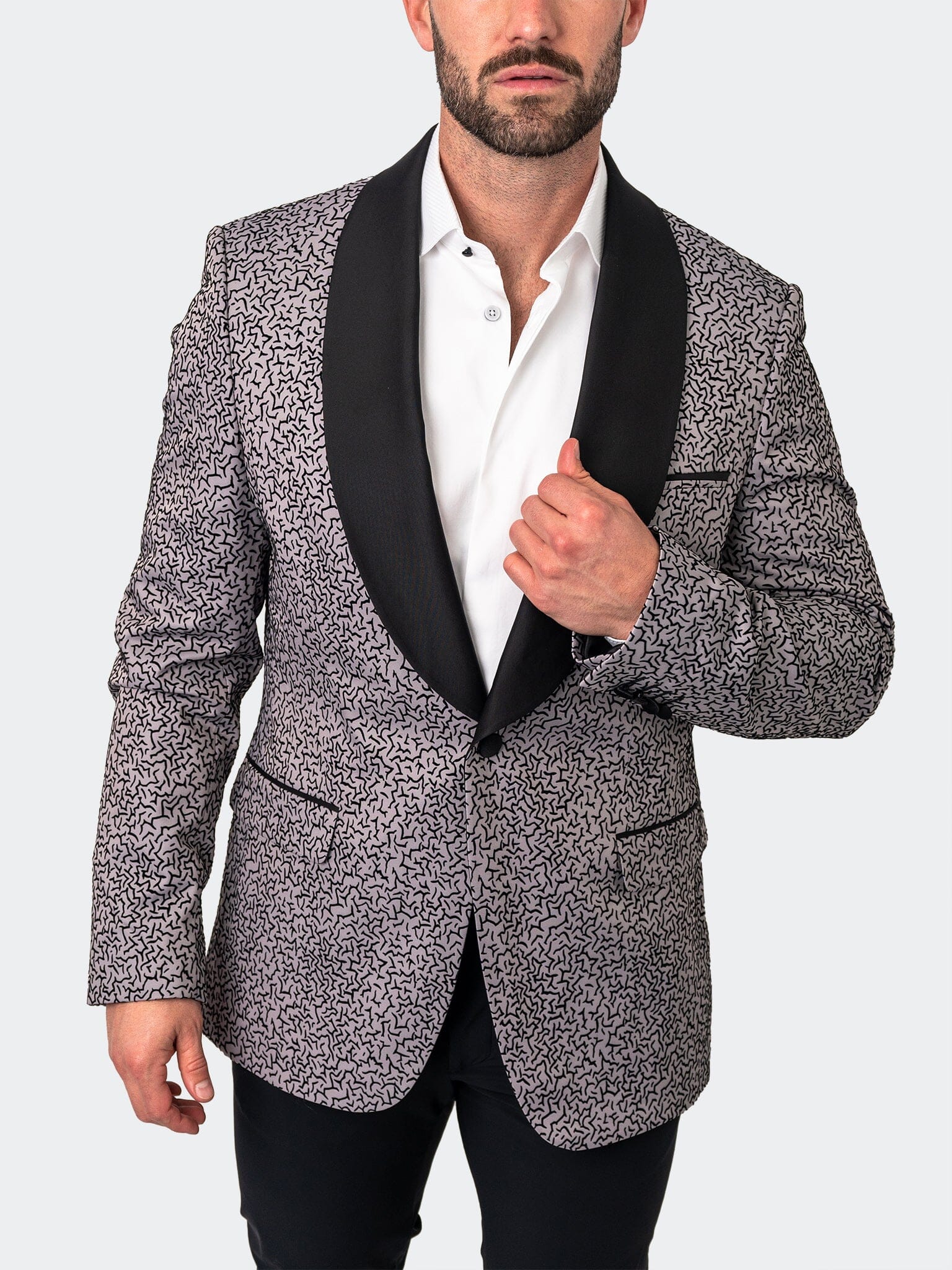 Shawl CeremonialGrey Blazer