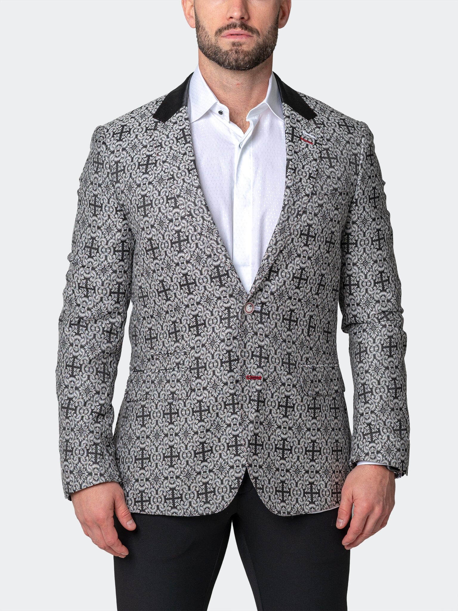 Socrate Evo Luca White Blazer