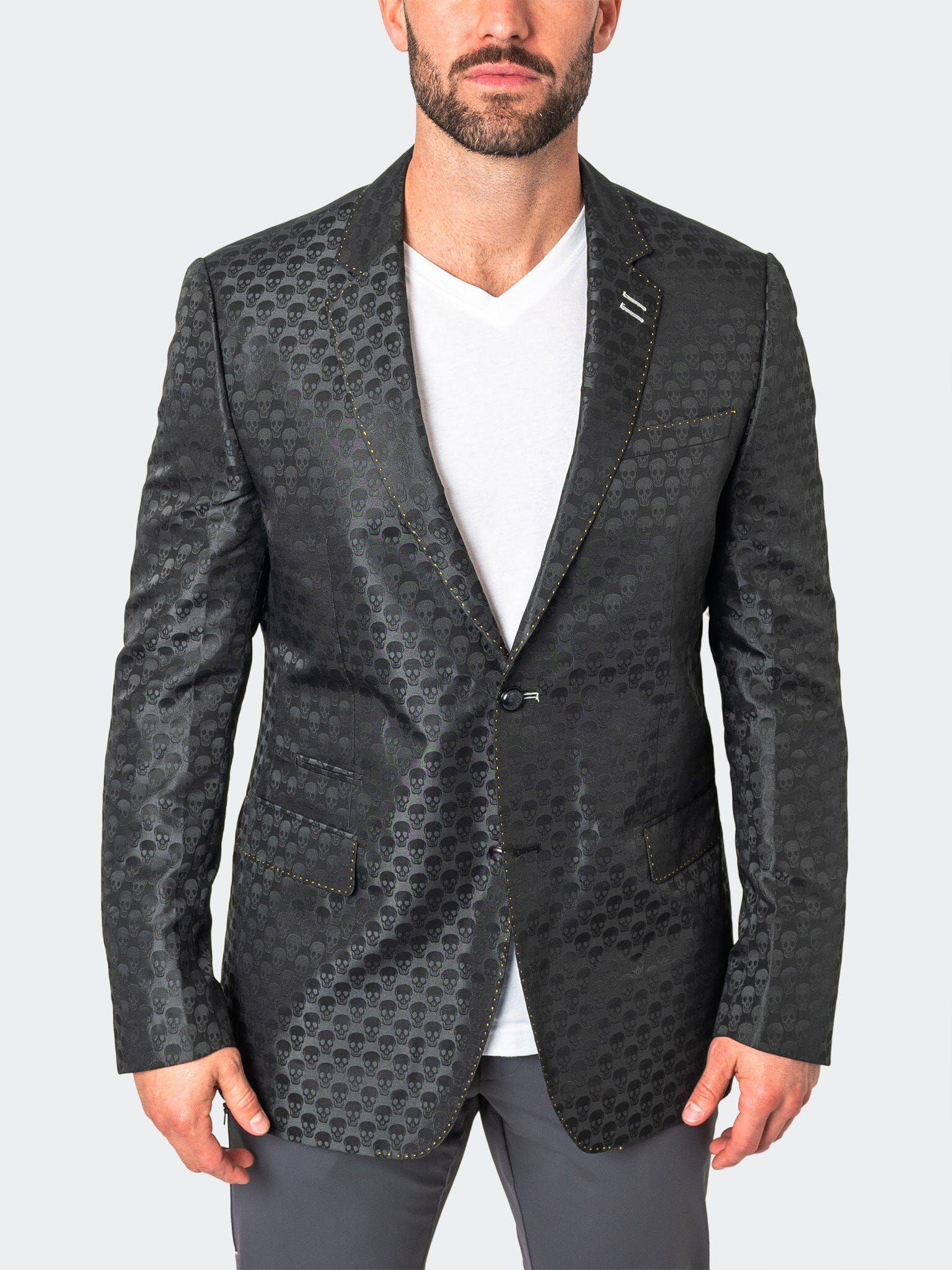 Perm Blazer Socrate SkullBlack Black