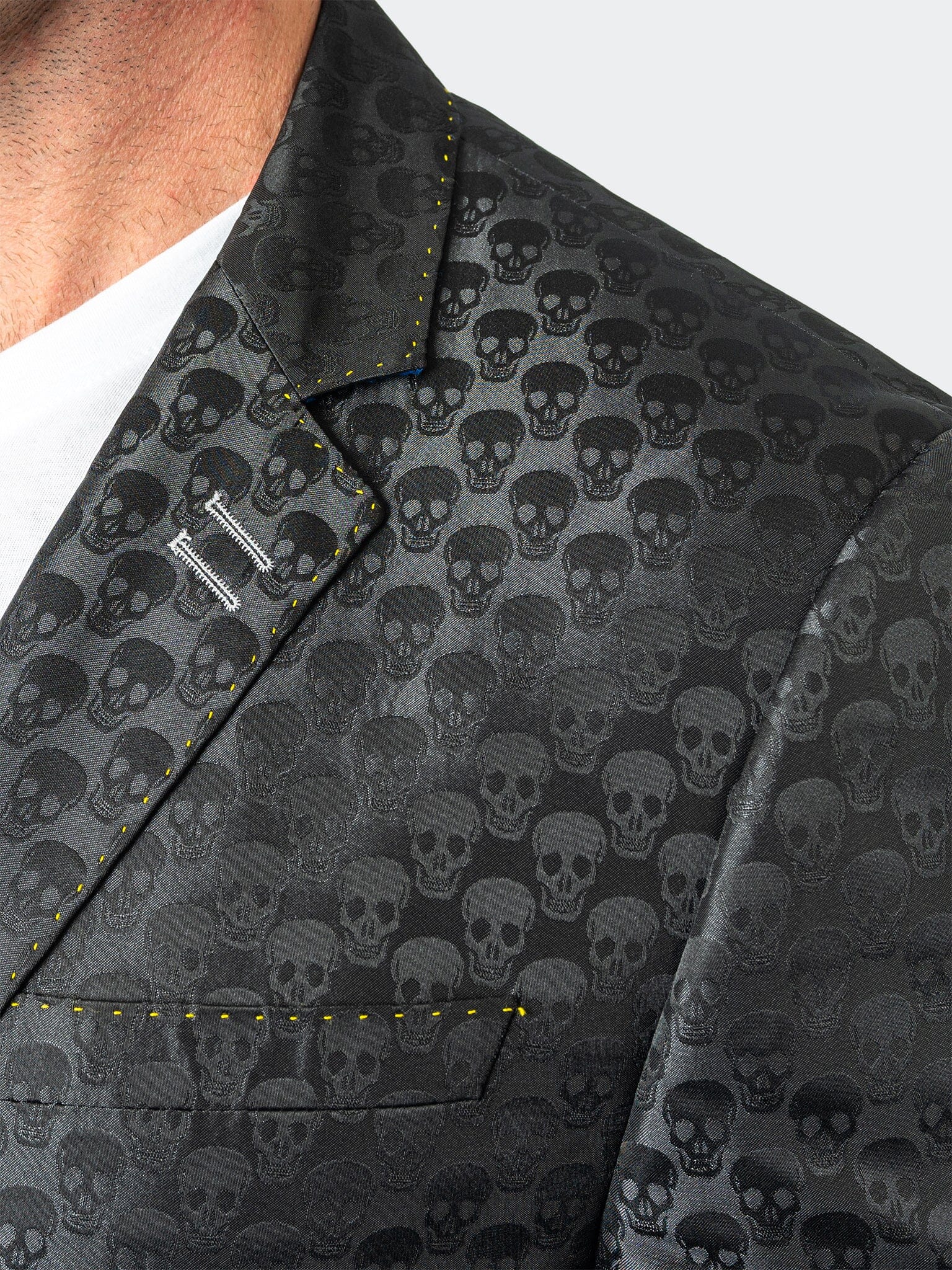 Perm Blazer Socrate SkullBlack Black