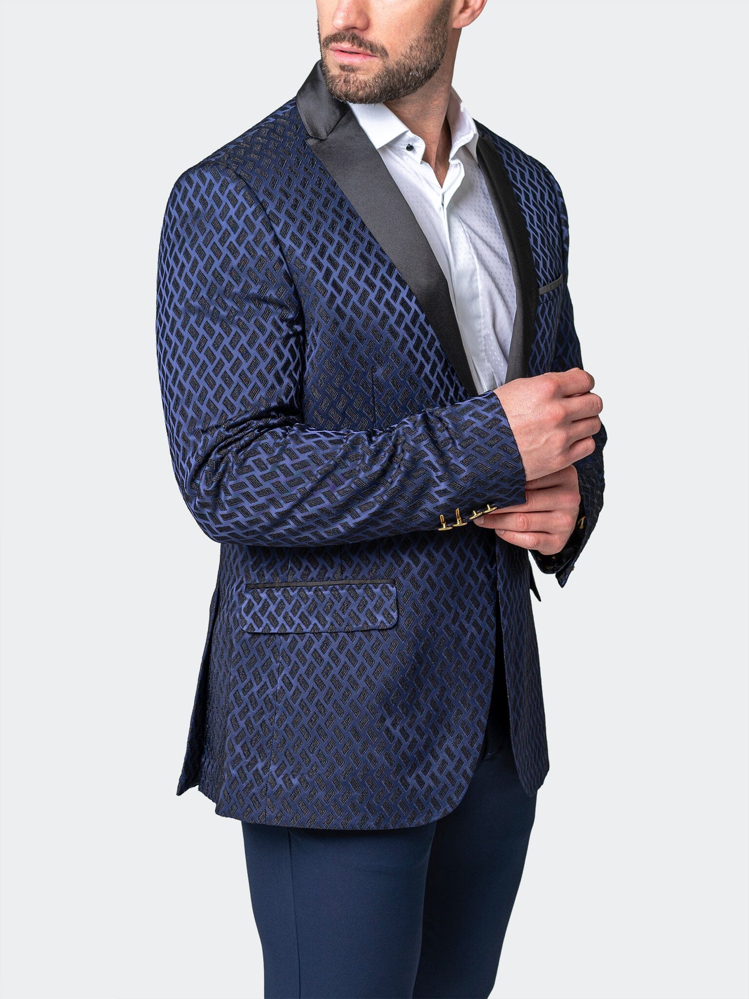 Tesla Scotch Blue Blazer