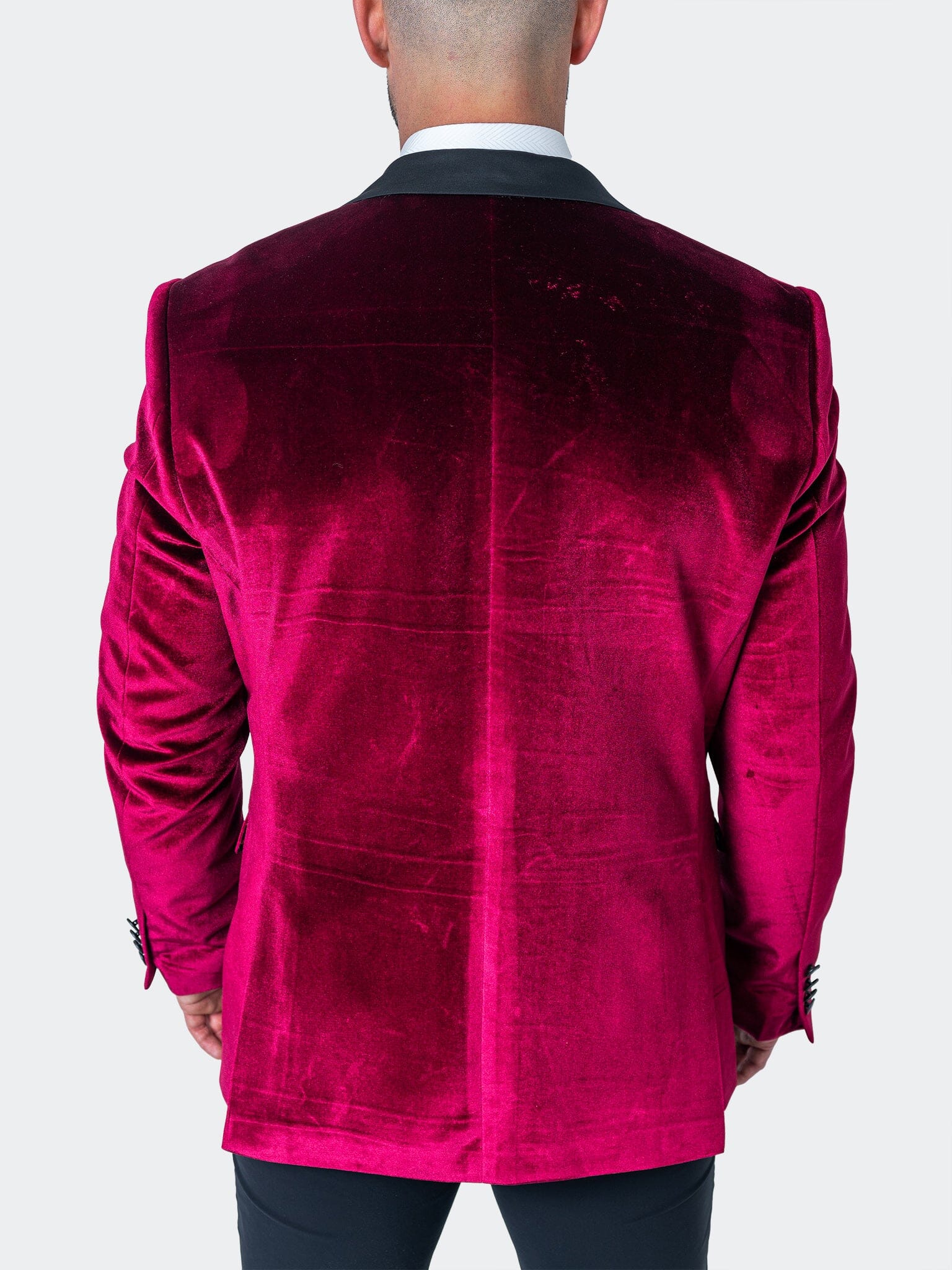 Tesla Velvet Red Blazer