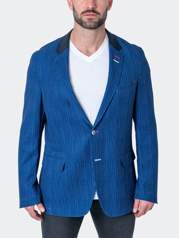 Blue deals unstructured blazer