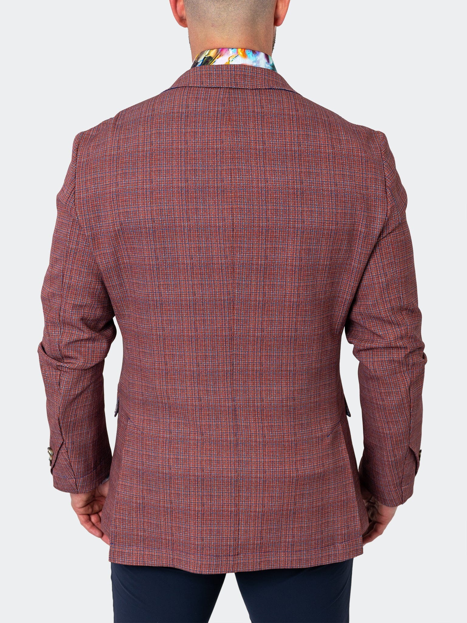 Blazer Unconstructed Preppy Orange