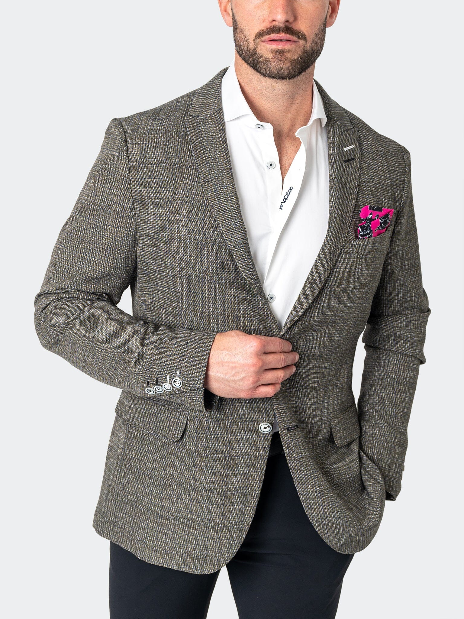 Blazer Unconstructed Preppy Yellow