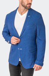 Blazer Unconstructed Shadow Blue View-2
