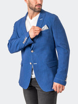 Blazer Unconstructed Shadow Blue View-3