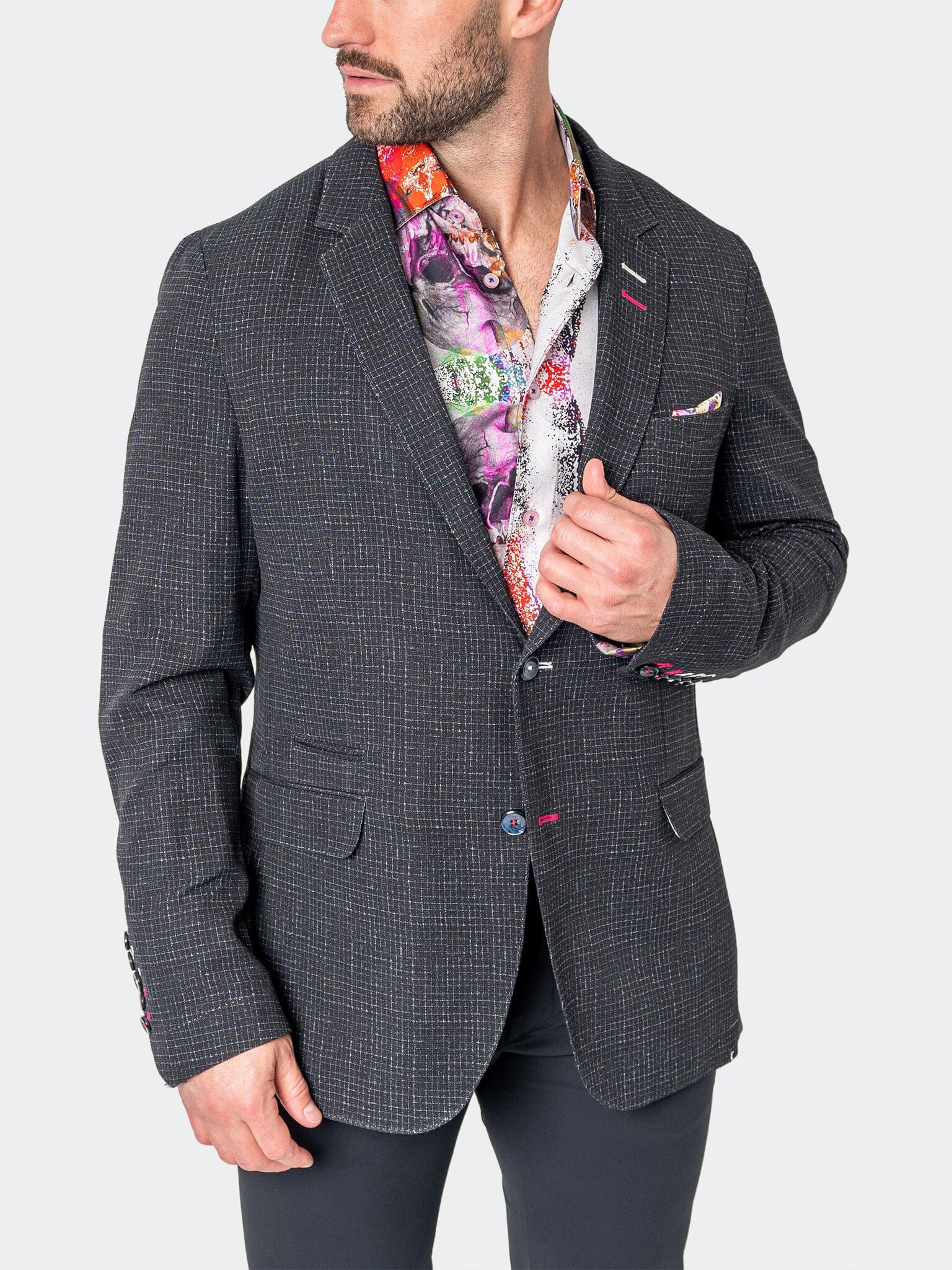 Blazer Unconstructed Squared Black