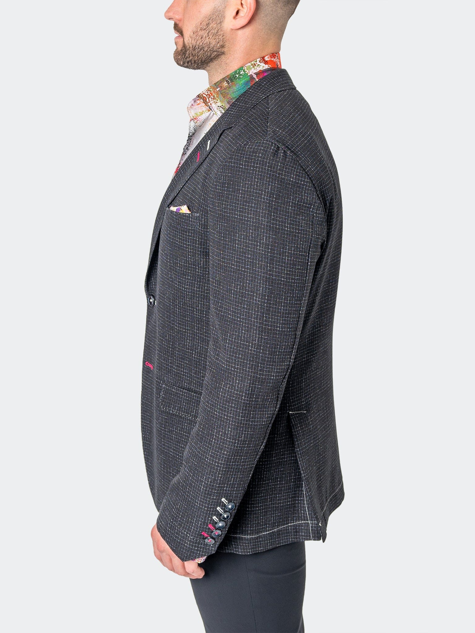 Blazer Unconstructed Squared Black