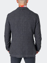 Blazer Unconstructed Squared Black View-9