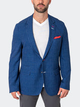 Blazer Unconstructed Squared Blue View-1