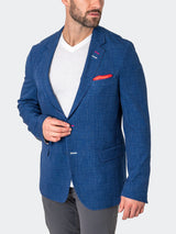 Blazer Unconstructed Squared Blue View-2