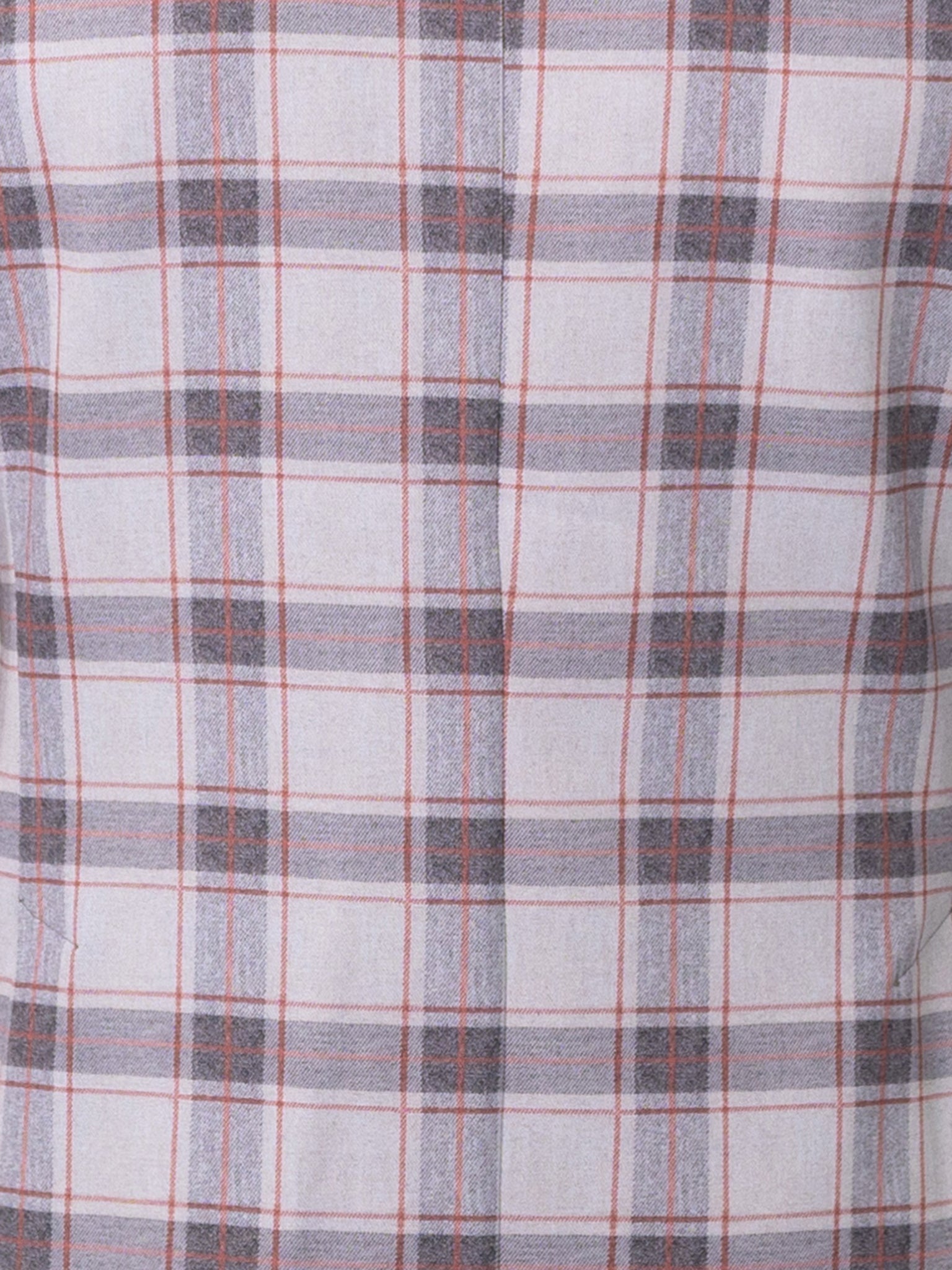 Blazer Unconstructed Algebra Plaid Grey