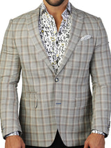 Blazer Beethoven Italy Brown Grey View-1