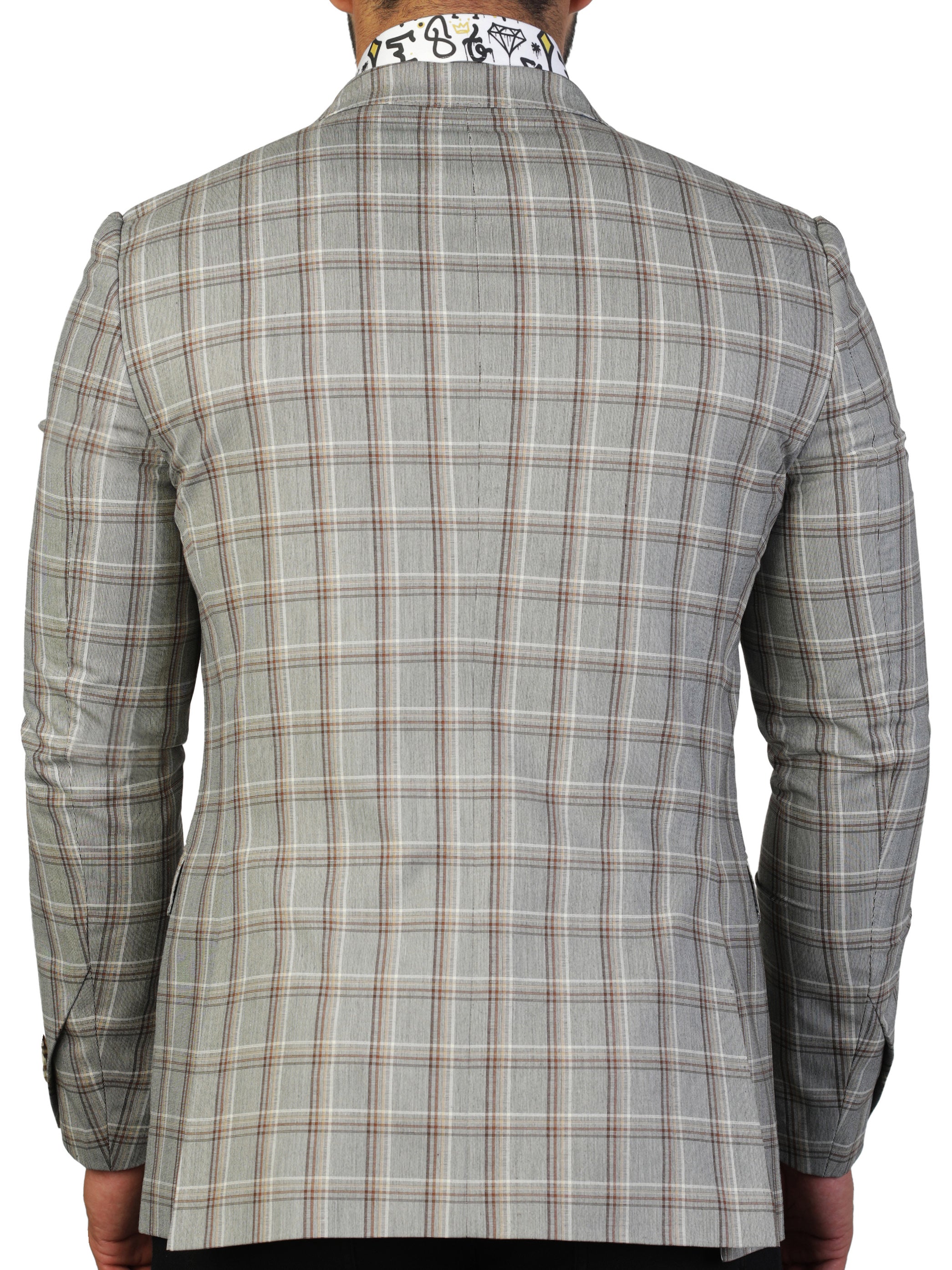 Blazer Beethoven Italy Brown Grey